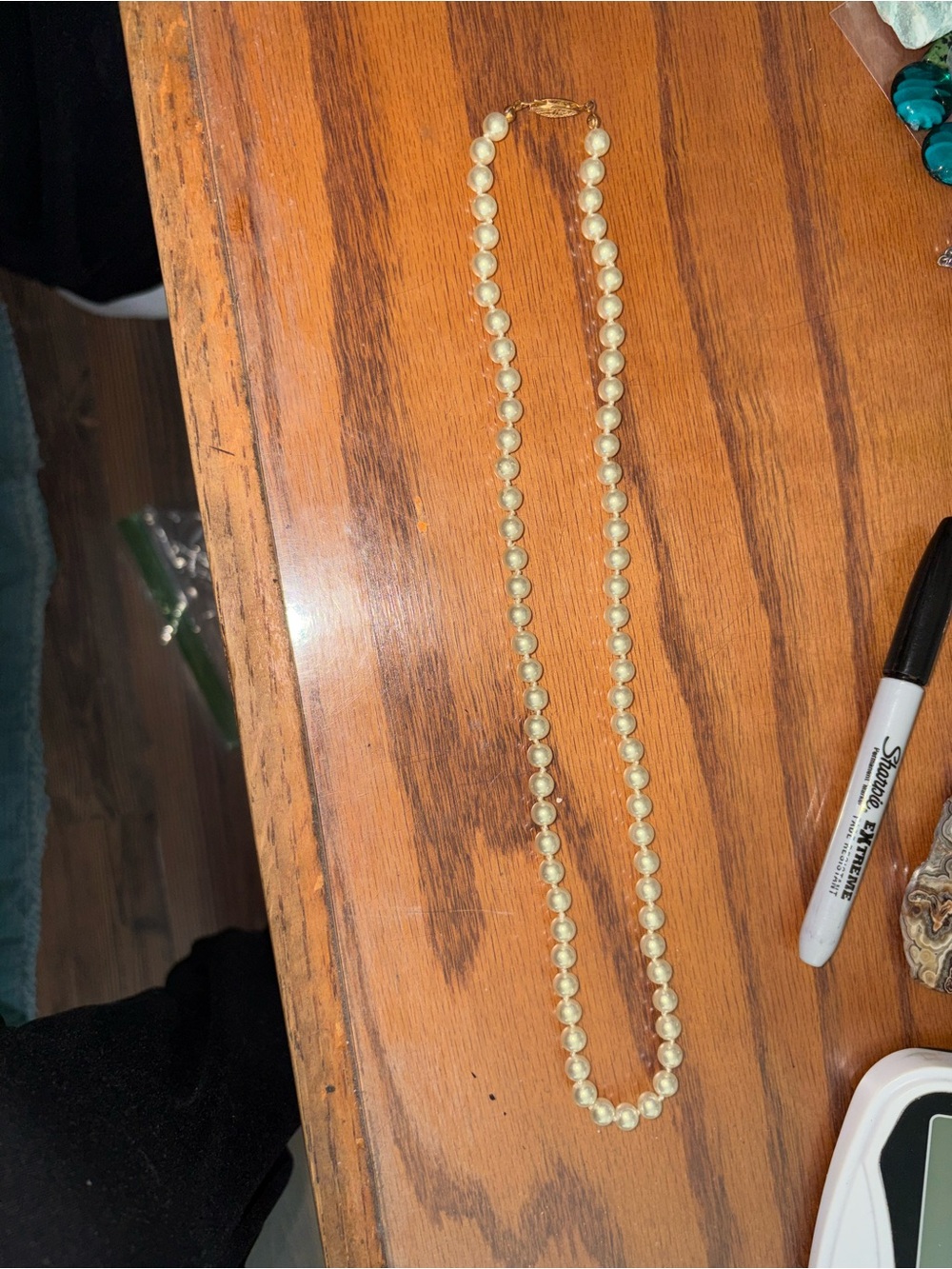 Classic Pearl Strand Necklace - Cream Pearls11 1/2 inches